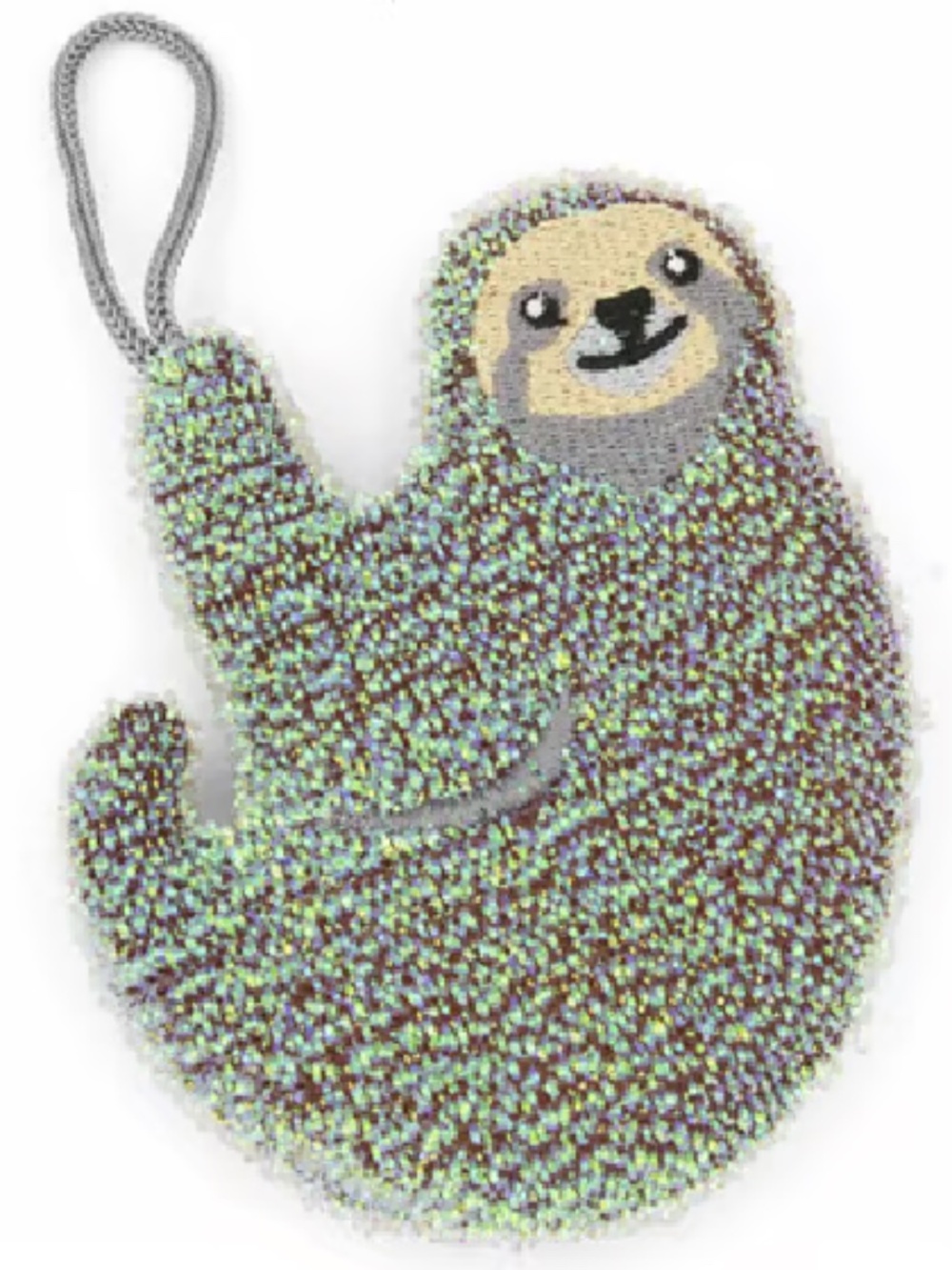 ONE Kikkerland Sloth Non-Scratch Scrub Sponge - NEW